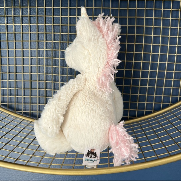 Jellycat Bashful Unicorn Plush Stuffed Animal Toy - Picture 4 of 8